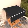 Maison Exclusive - Auvent Automatique Rétractable Avec Store 4,5x3 M Anthracite