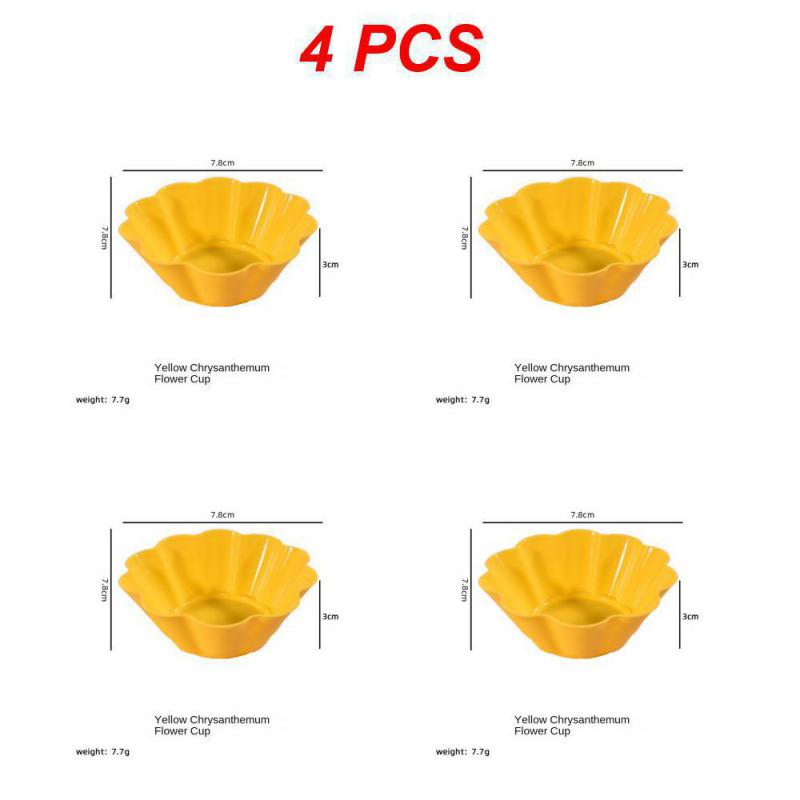 2/4PCS Baking Supplies Easy To Clean Silicone Mold Not Easy To Slip Moderate Size Baking Molds Mafin Cup Soft And Resilient