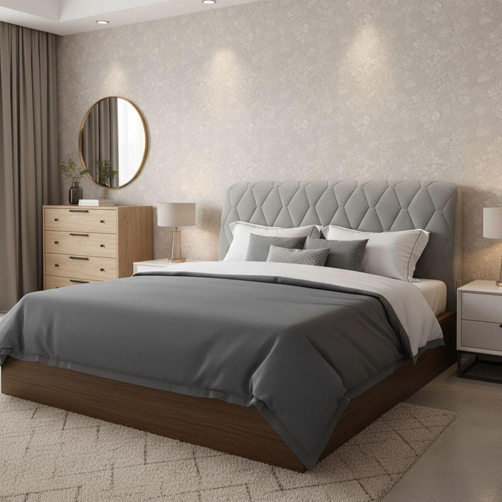 Solid Color All-inclusive Headboard Cover Velvet Bed Headboard Cover  Girl Bedroom