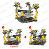 MOOXI Iron Spider Heroes Armor Mech MOC Sci-Fi Movie Figures Building Blocks Toys For Children Adults Gift Compatible Bricks DIY