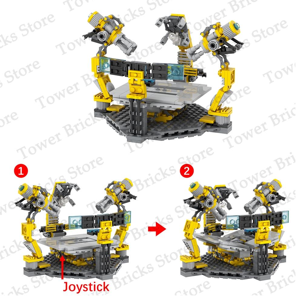 MOOXI Iron Spider Heroes Armor Mech MOC Sci-Fi Movie Figures Building Blocks Toys For Children Adults Gift Compatible Bricks DIY