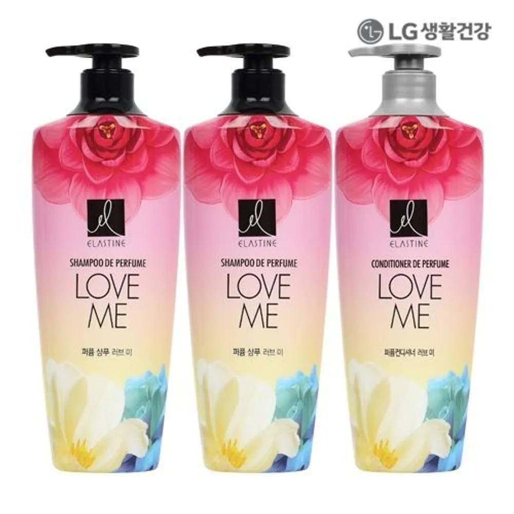 

ELASTINE Perfume Love Me 600ml Shampoo x 2 + Conditioner 600ml