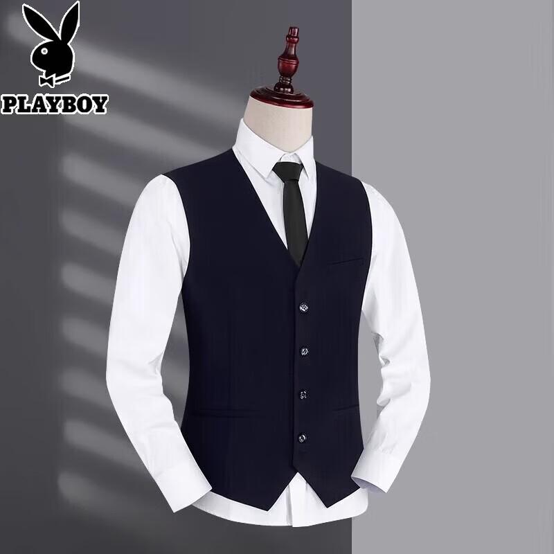 

Playboy Men s Business Suit Vest 4XL