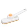 Cloth Changing Mini Mop 360 Degrees Rotating Head Handheld Snap Grasp Mops for Desk Counter Kitchen Home Use White