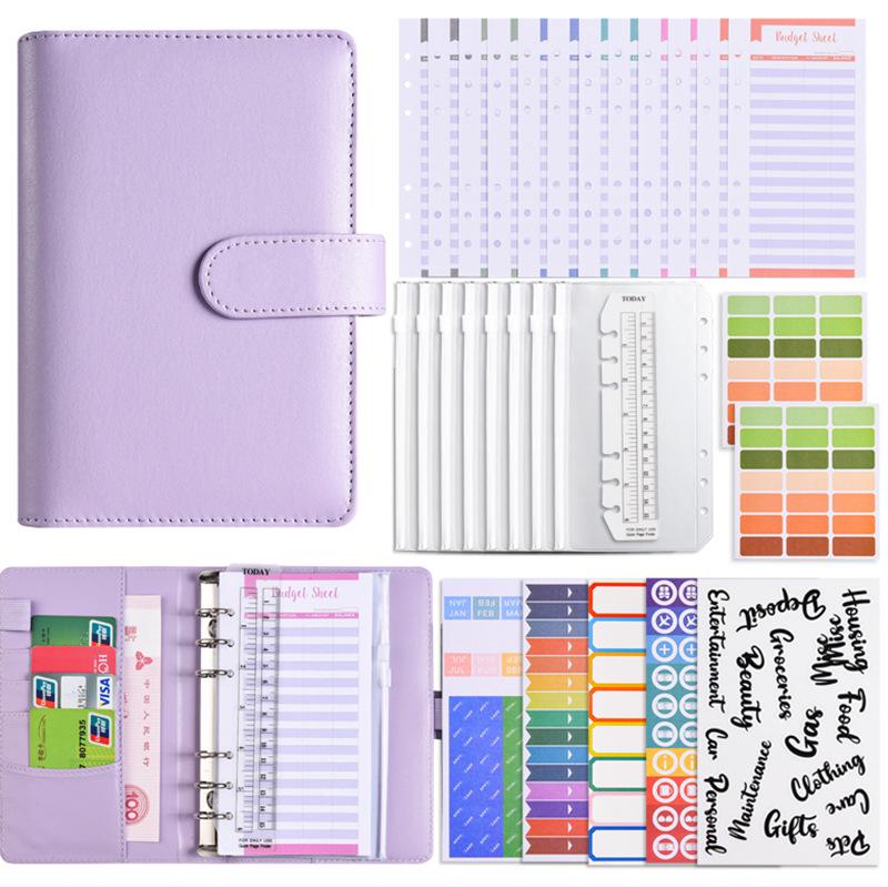 Custom Macaron Loose-Leaf Notebook with Zipper Bag - High-Value Binder and Hand Ledger