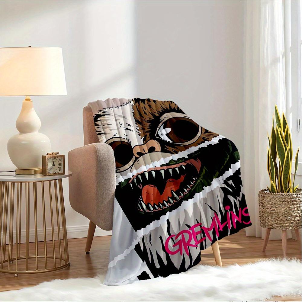 1 Stück Flanell-Kuscheldecke, Gremlins, Monster, Decke, Warme Gemütliche Weiche Decke für Couch Bett Sofa Auto Büro Reise, Geschenk für Alle Jahreszeiten175