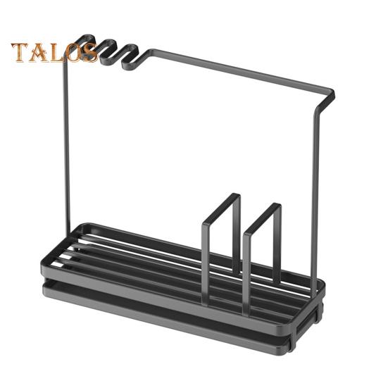 

Стеллаж для хранения, держатель для губки, прочная конструкция, прочная несущая способность, кухонный, спальный, дозатор для мыла со съемным подносом