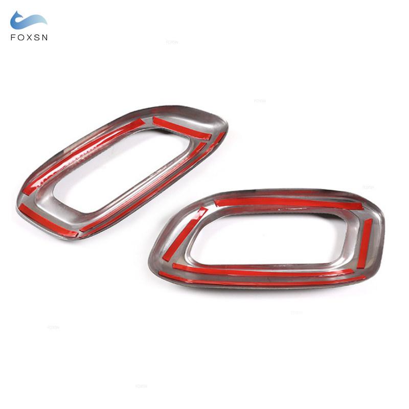 For Mercedes Benz GLE350 450 GLC GLS W167 X253 X167  Carbon Texture Rear Exhaust Tail Pipe Muffler End Pipe Decoration