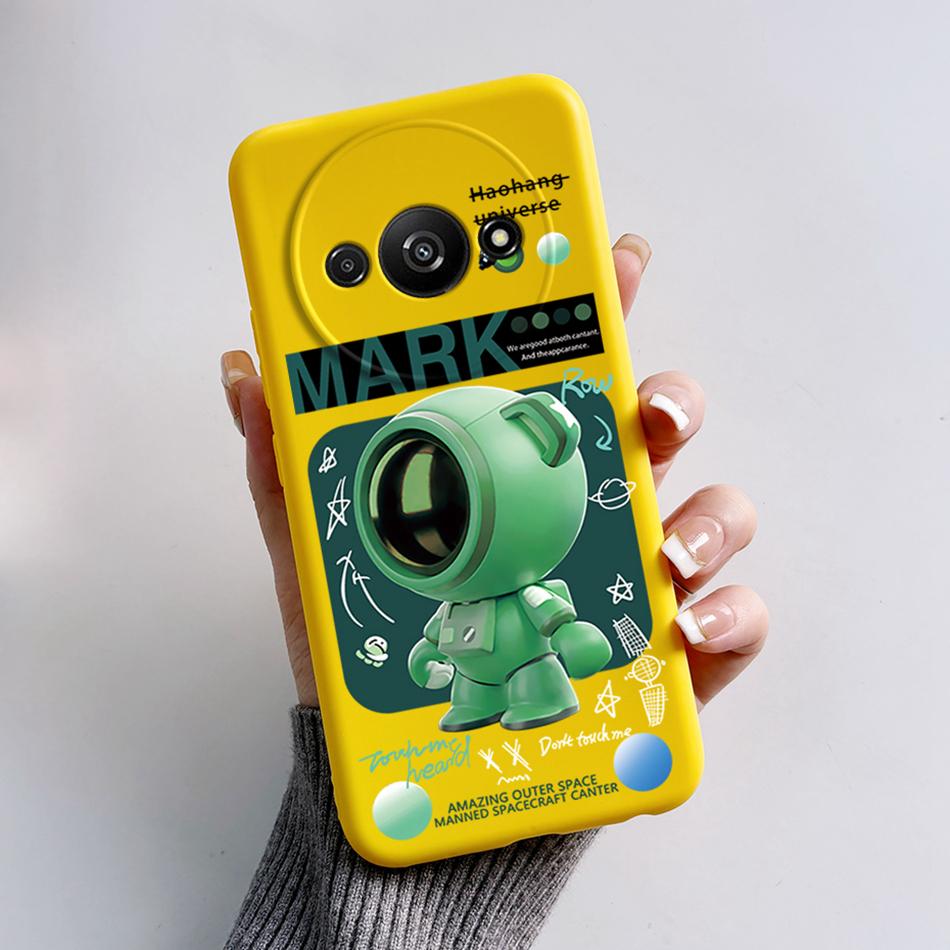 Astronaut Case For Xiaomi Redmi A3 Phone Case Etui Redmi A3 global version Cover Soft Silicone Redmi A3 A 3 RedmiA3 Funda Pouch