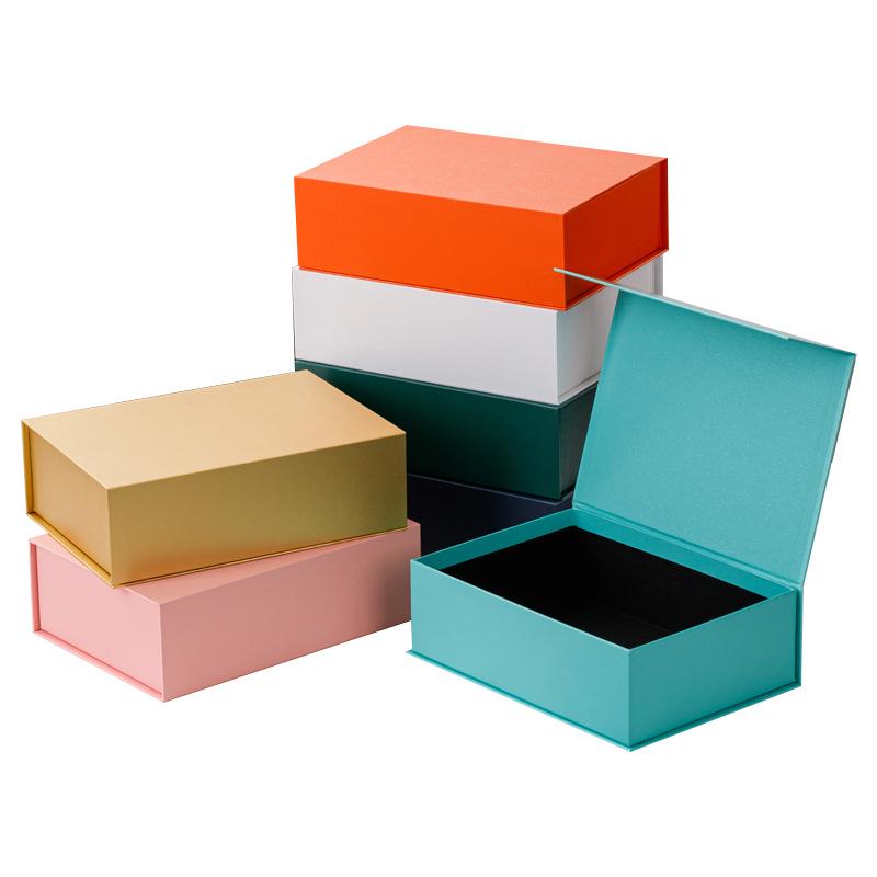 Custom High-End Folding Gift Box: Exquisite Drawer-Type, Book-Type, Flip-Top, or Top-Bottom Open with Custom Logo Options