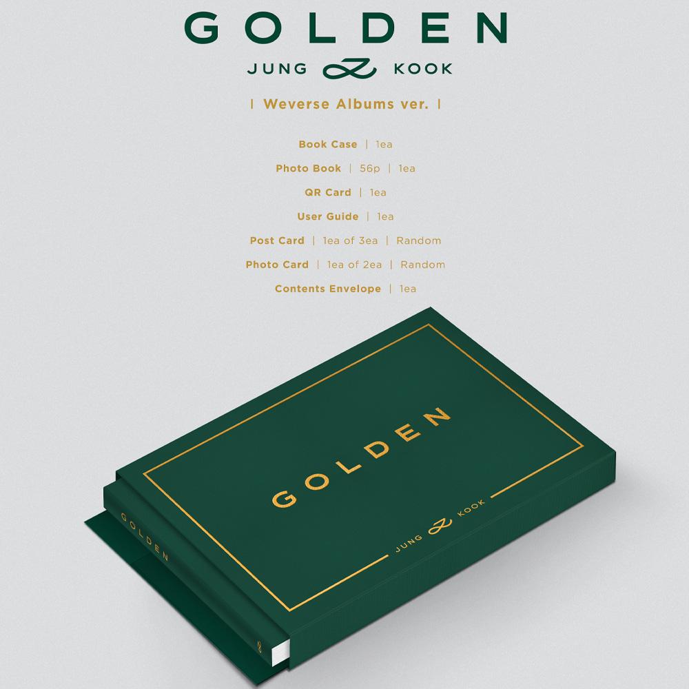 JUNGKOOK (BTS) : GOLDEN (Weverse Albums Ver.)