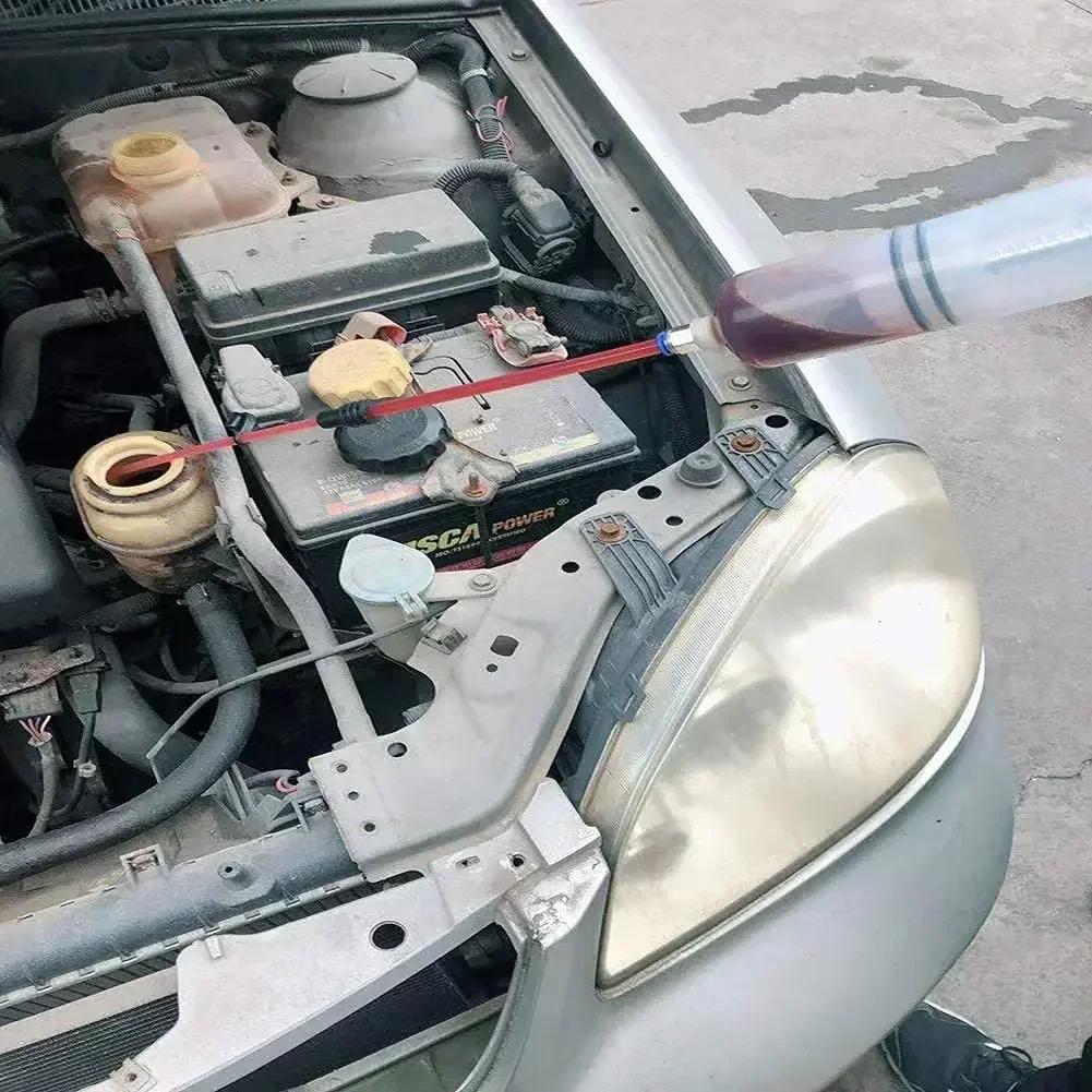 Oil Syringe Pump Syringe Liquid Extractor Pump Automobile Fuel Transfer 1500Ml Large Capacity For Brake Fluid Engine Cooolant