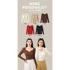 High Elasticity Seamless Base Layer Dress with Long Sleeves, Women's Seamless Inner Layer with Built-in Cup, Casual Style Top, Base Layer Shirt