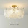 Creamy Style Master Bedroom Lamp Simple Modern Creative Shell Ceiling Lamp