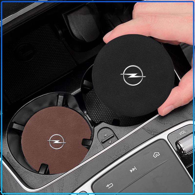 Car Coaster Decoration Accessories Water Cup Slot Anti-Slip Mat Sticker For Opel Astra H G J Insignia Mokka Zafira Corsa Vectra B C D