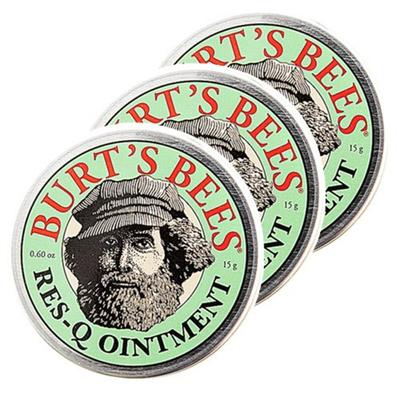 Burt's Bees Rescue Ointment 15g Multi-Balm Salve, Rescue Ointment, 3 Pieces