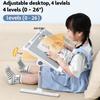 Eary Book Stand for Reading Height Angle Adjustable Laptop Holder for Bed Foldable Portable Stand Gifts for Kids Friends Women