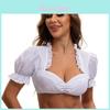 Das Münchner Oktoberfest Kostüm Weißes Polyester Traditionelles Kleid Für Damen