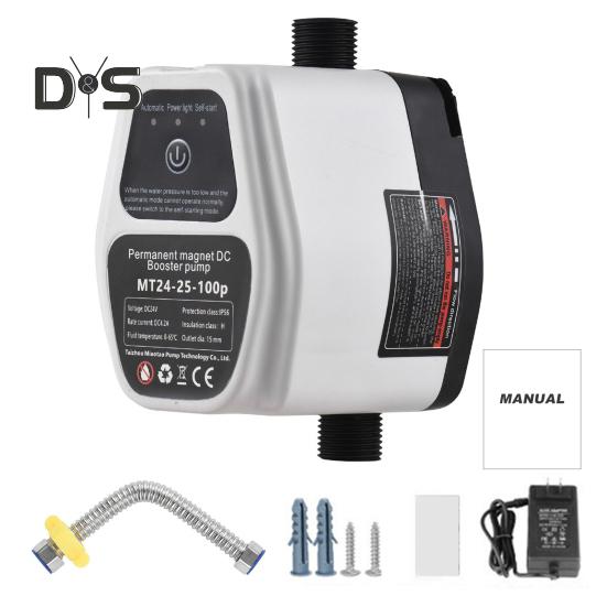 Bomba de reforço de pressão de água portátil automática 3 modos ajustável à prova d'água baixo ruído 100Pa bomba de reforço doméstica