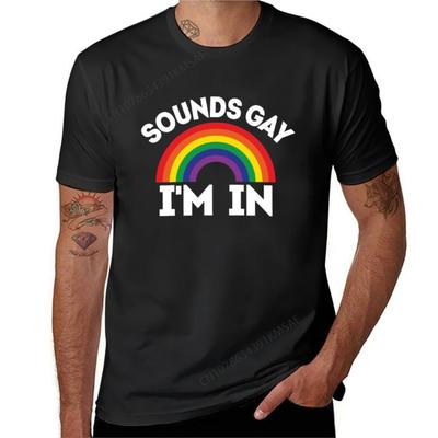 Zní to gay, jdu do toho Tričko Blůza Mikina Vintage oblečení Oblečení pro muže