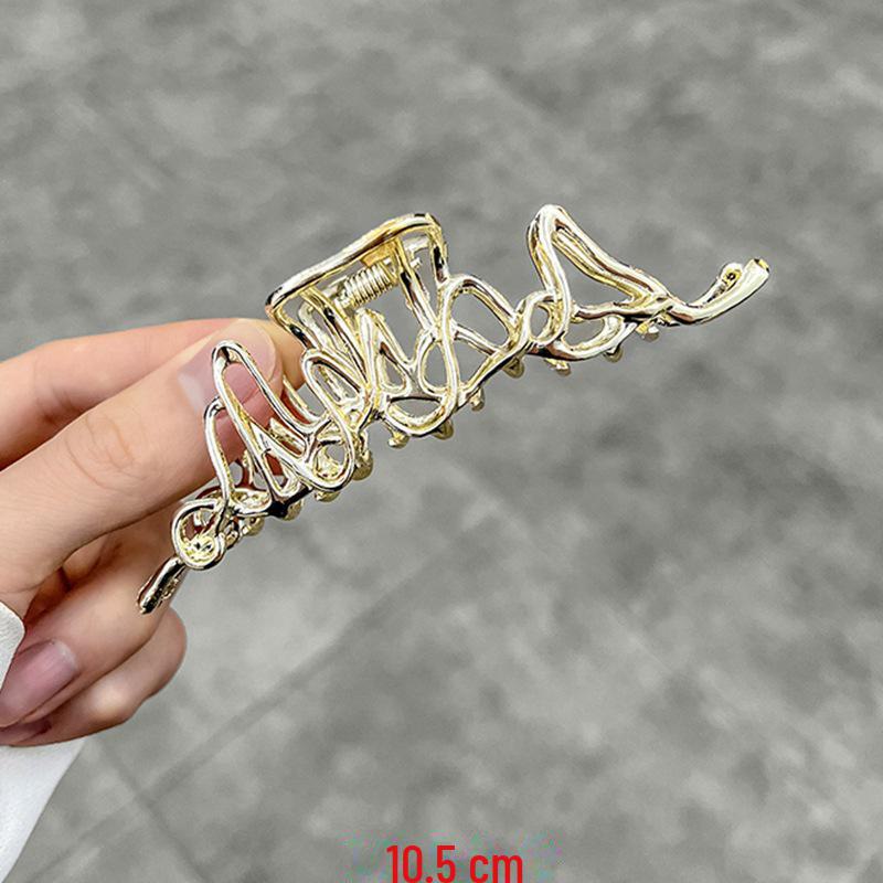 Shark Clip 2022: Fashionable Butterfly Hair Claw, Elegant Large Floral Design for Ponytail and Back of Head Styling