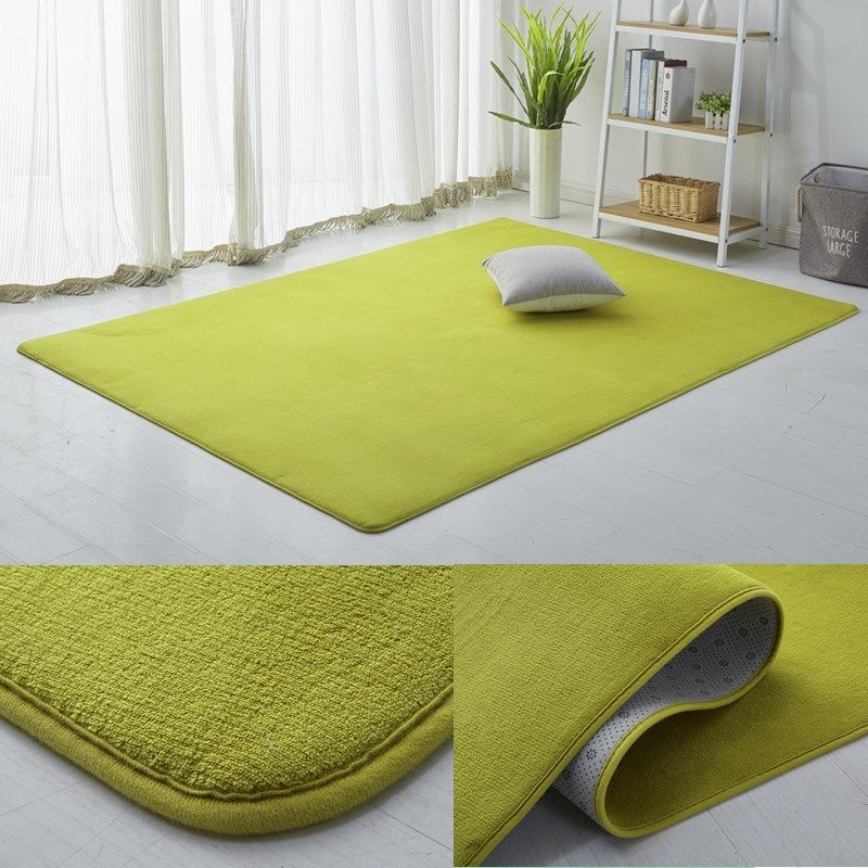 Gray Coral Velvet Carpet For Living Room Sofa Area Rug Kids Bedroom Bedside Floor Mat Short Plush Children Nursery Carpet Thick