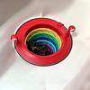 Rainbow Sink Strainer Expandable Capacity Basket Prevents Clogs And Odors Food Waste Collector for Kitchen