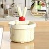 2PCS Cactus Sink Drain Basket, 3-Inch Diameter, Easy Pop-Up Waste Disposal Filter Draining Basket, for Kitchen Standard Drains