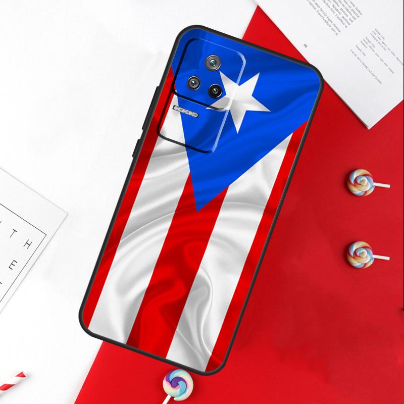 Puerto Rican Flag Cover For Xiaomi 15 Ultra 13 14 11T 12T 13T 14T Pro POCO X7 Pro X3 X5 X6 M6 F5 F6 Pro Case