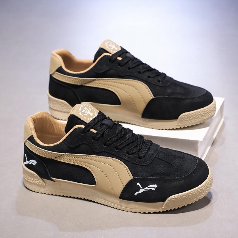 

2025 Spring Men s Fashionable Retro Platform Sneakers - Breathable, Comfortable, Versatile, Trendy, Plus Sizes Available Size 43