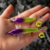 73/90mm Luminous Squid Jig Floating Fishing Lure Cuttlefish Bait Octopus Squid Jigs Baits Night Fishing Lures Glow Baits