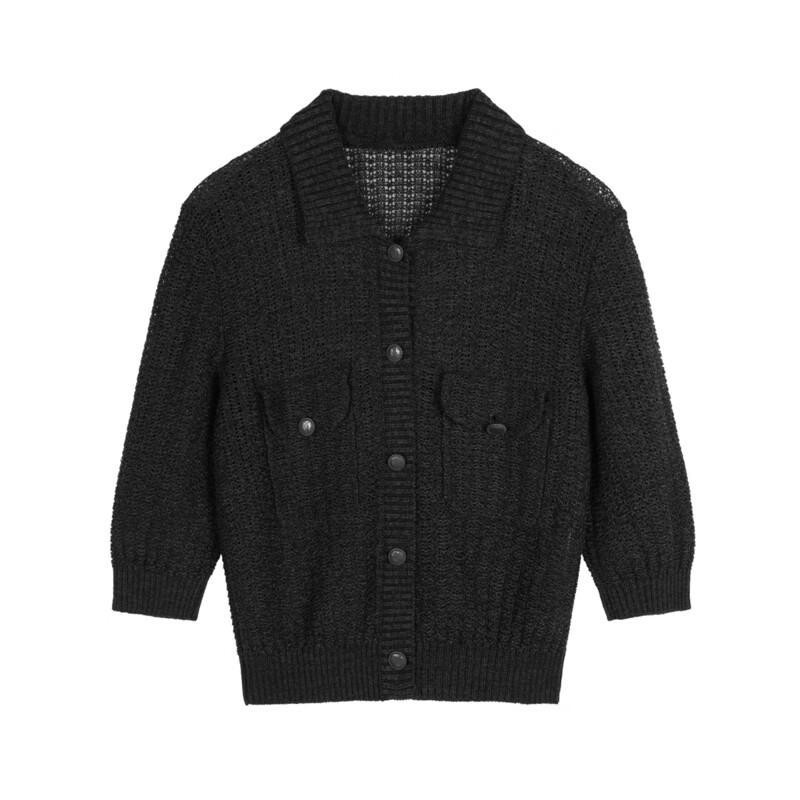 JNBY 2024 Summer Short Sleeve Knit Cardigan