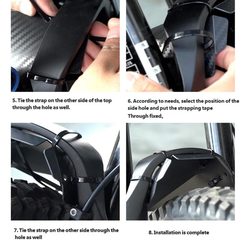 Universals Bike Mudguard Replacement Front Rear Tire Wheel Mud Guard Mountain Bike Mudguard Cycling Mud Guard Enduring