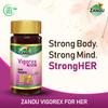 Zandu Vigorex For Her Daily Energizer Pack of 60 Capsules | Natural Energy & Vitality Booster for Women