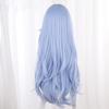 Eileen Neon Genesis Evangelion Rei Ayanami Wig, Disguise Wig for School Festivals [Includes Net]