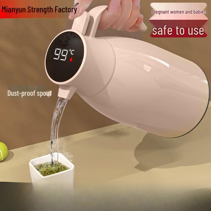 Smart Electric Kettle - Large Capacity, Insulated, and Heat-Retaining Hot Water Bottle for Household Use