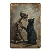 Animal House Metal Sign, Pet Family Wall Decor 20x30cm
