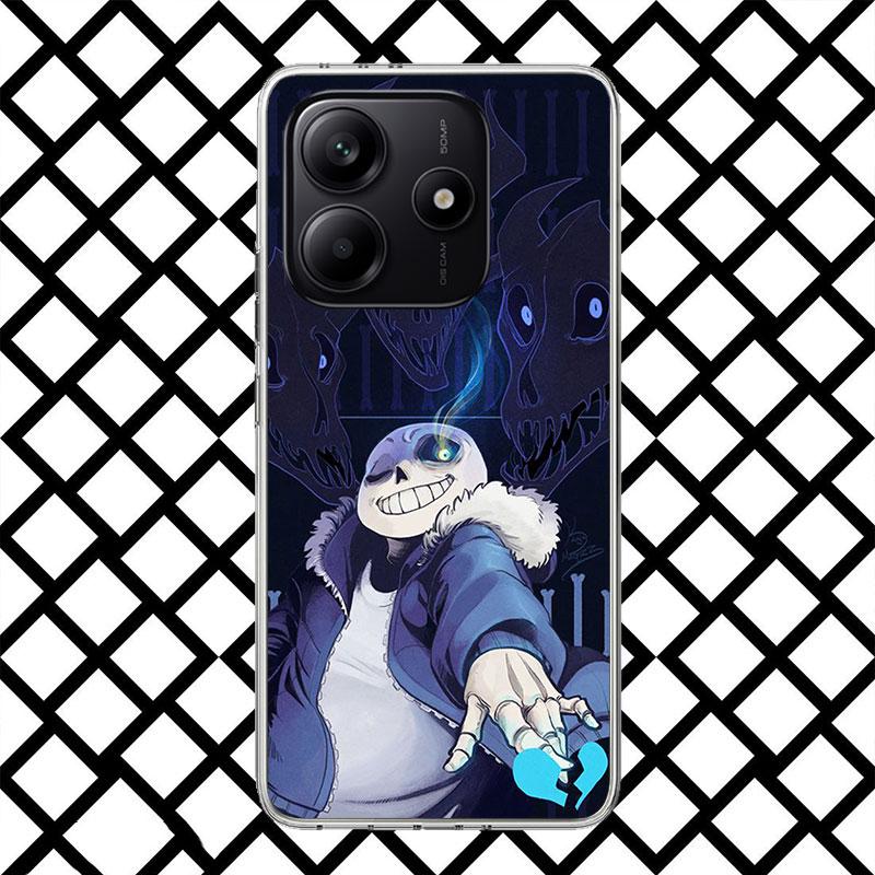 U-Undertale Sans Doggo Phone Case for Xiaomi Redmi Note 15 14 14S 13 12 12S 11 Pro Plus 11E 11T 11S 10S 5G Soft Cover Fundas Red