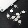 100Pcs Anti-Lost SIM Card Tray Ejector Pin Ejecting Removal Needle  for Cell Phone Smartphone