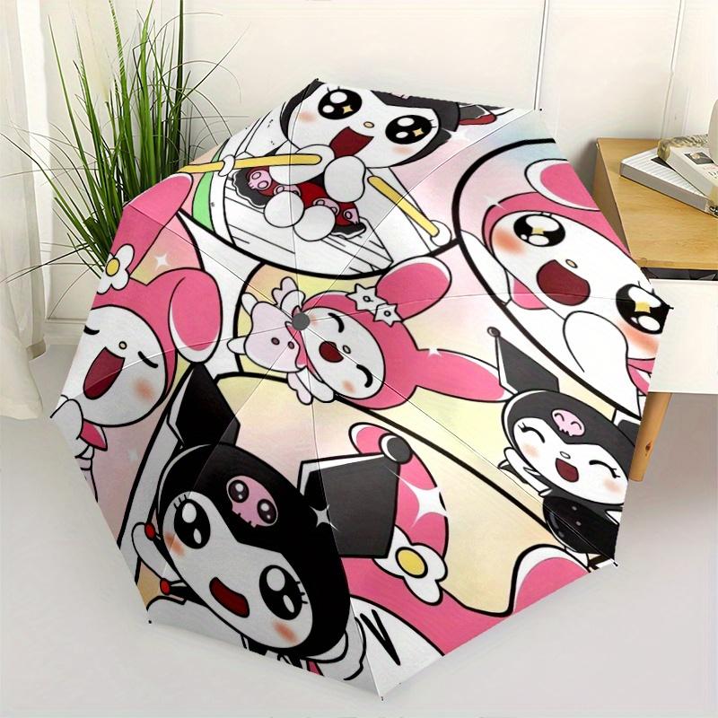 

Kuromi & My Melody Sanrio Automatic Opening and Closing Folding - A Good Choice for Gifts, Fashionable and Convenient Cartoon Umbrella With Cute Carto