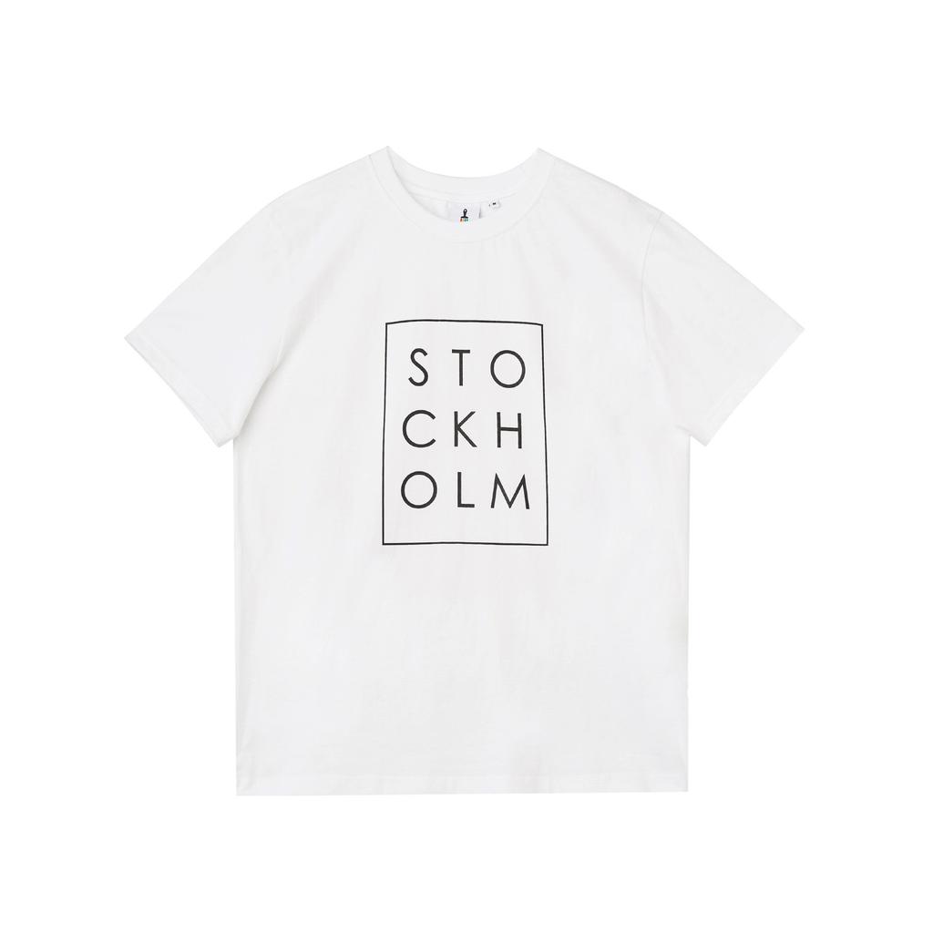 Geulaepigseu Stockholm White Short Sleeve T-Shirt