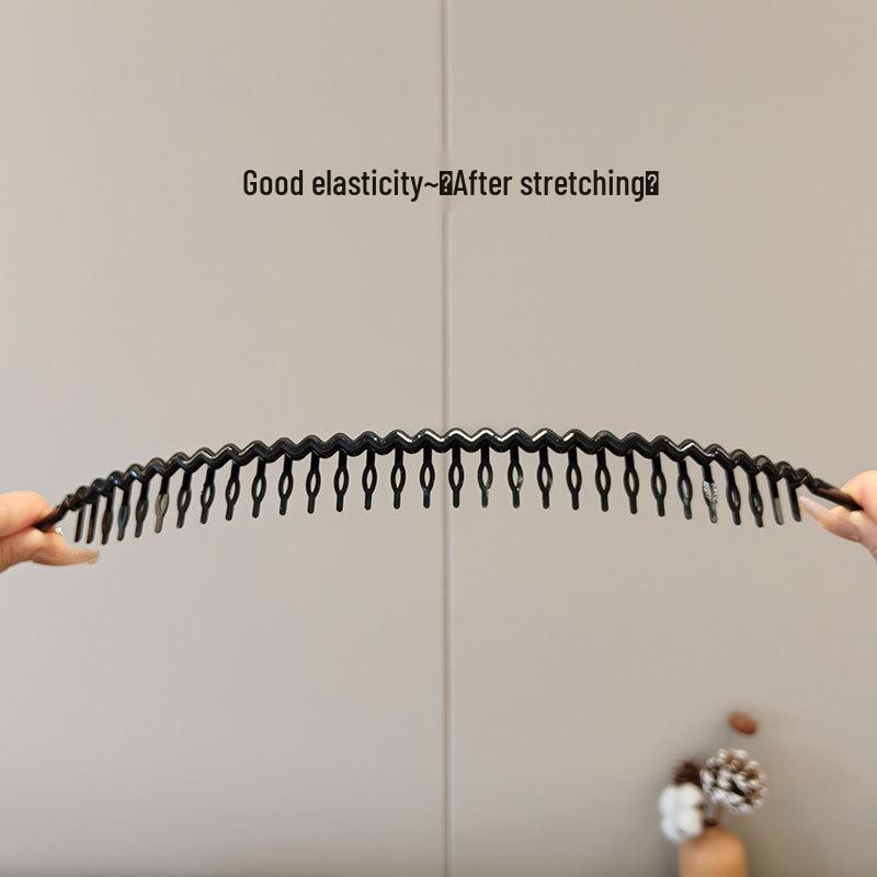 Damen Anti-Rutsch Mode Stirnband mit Zähnen für vielseitige Verwendung