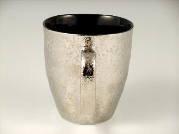 Arita ware Yagenji kiln Platinum dark glaze Pair mug 18639 dark/Gold