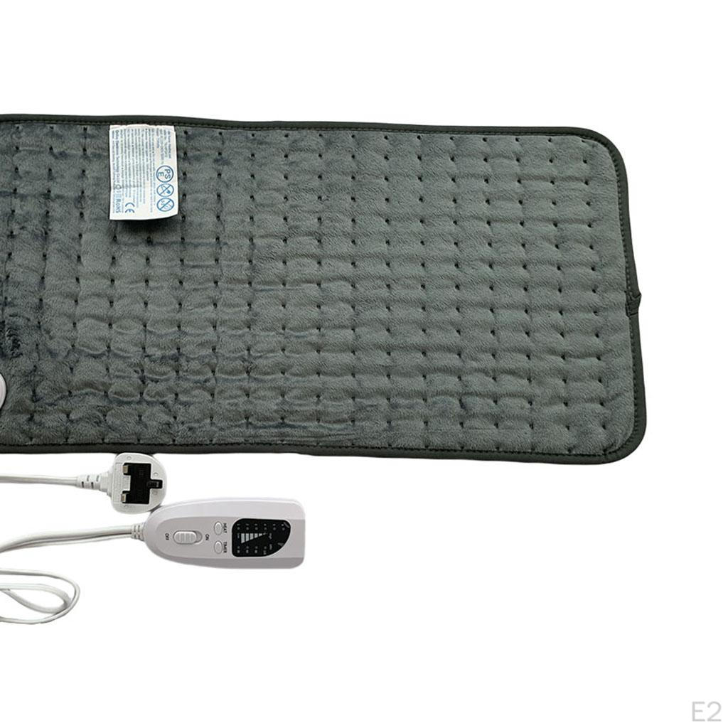 Electric Heat Pad Large 60x30cm 6 Settings UK Plug