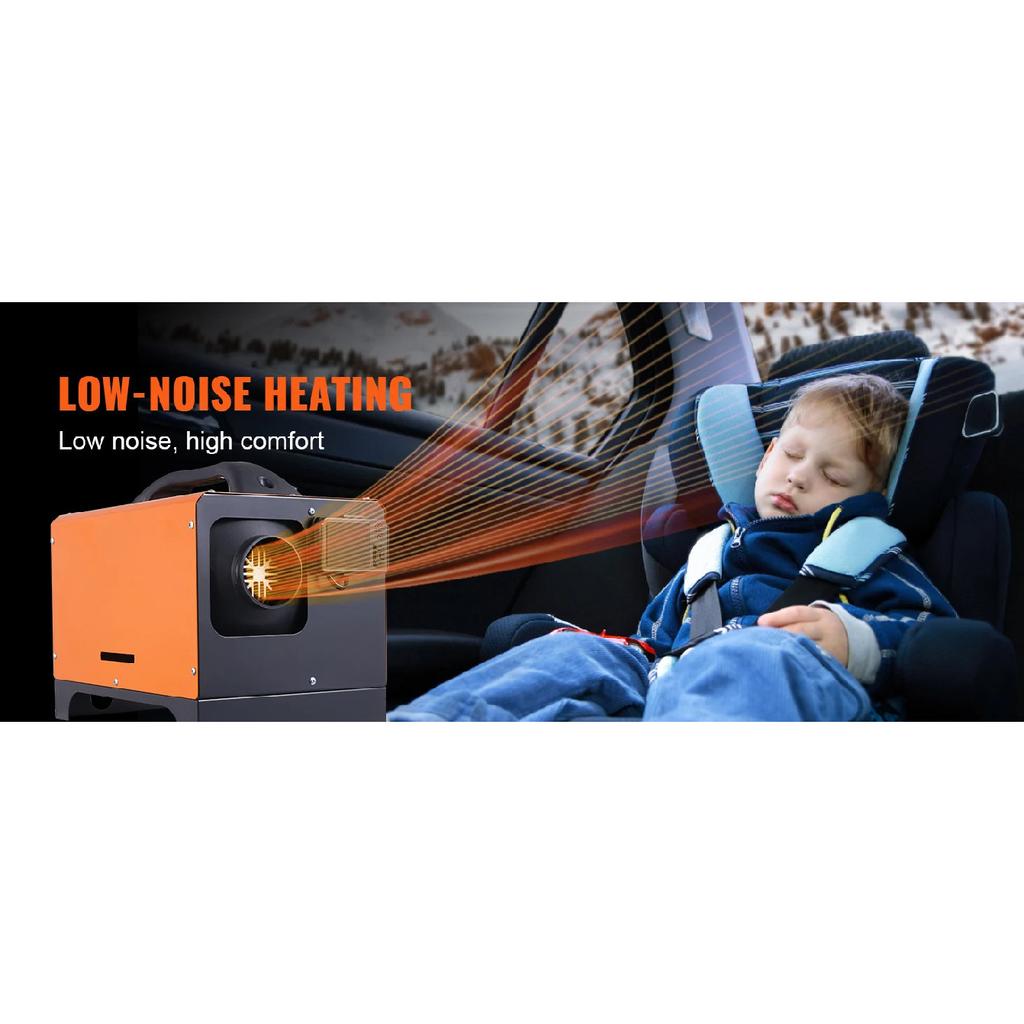 SucceBuy Diesel Air Heater 5/8KW 12V All in One Car Heater with Low Noise Remote Control for RV Truck Boat Parking Diesel Heater
