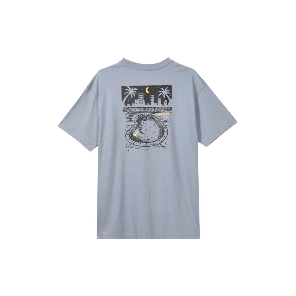 Nike Drop Shoulder Sleeve T-Shirt Men's Slate Blue DR1240-493