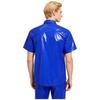 Men‘s Waterproof Button Front Shirt Short Sleeve Wet Look T-Shirt for Rainy Days Beach Club Camping Fishing