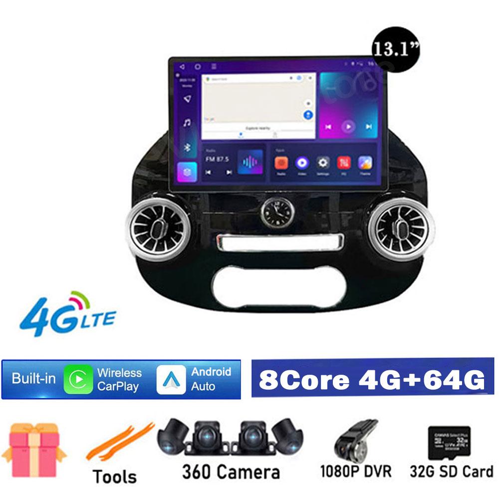 13.1" Screen Android 14 Car Radio For Benz Vito W447 2014 - 2021 DSP Car Video Carplay Player Stereo Receiver GPS Navigation
