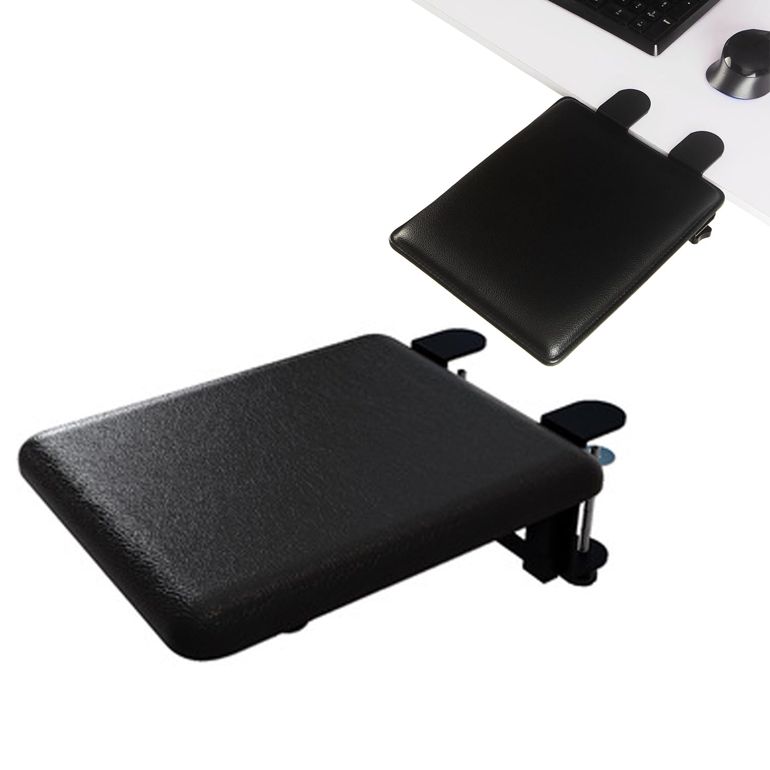 

Gevvnss Настольный подлокотник Кожаный Мягкий Подставка для ладоней Подставка для локтей Подушка Расширитель стола Подлокотник Подставка для рук для компьютера Подушка для подлокотника Эргономичный Складной Локоть чёрный