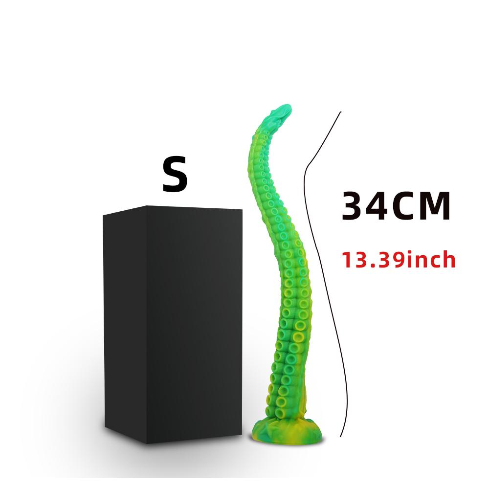 Langer Hintern Analplug Vagina Tentakel Dildo Penis Progressiver Octopus Analplug Sexspielzeug für Erwachsene Monsterdildo Analstimulator Sexprodukt
